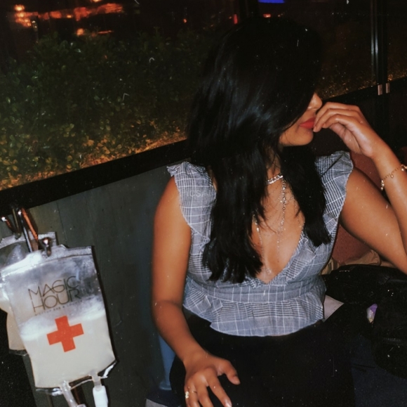 SHEIN Tops - Plaid Ruffled Croptop